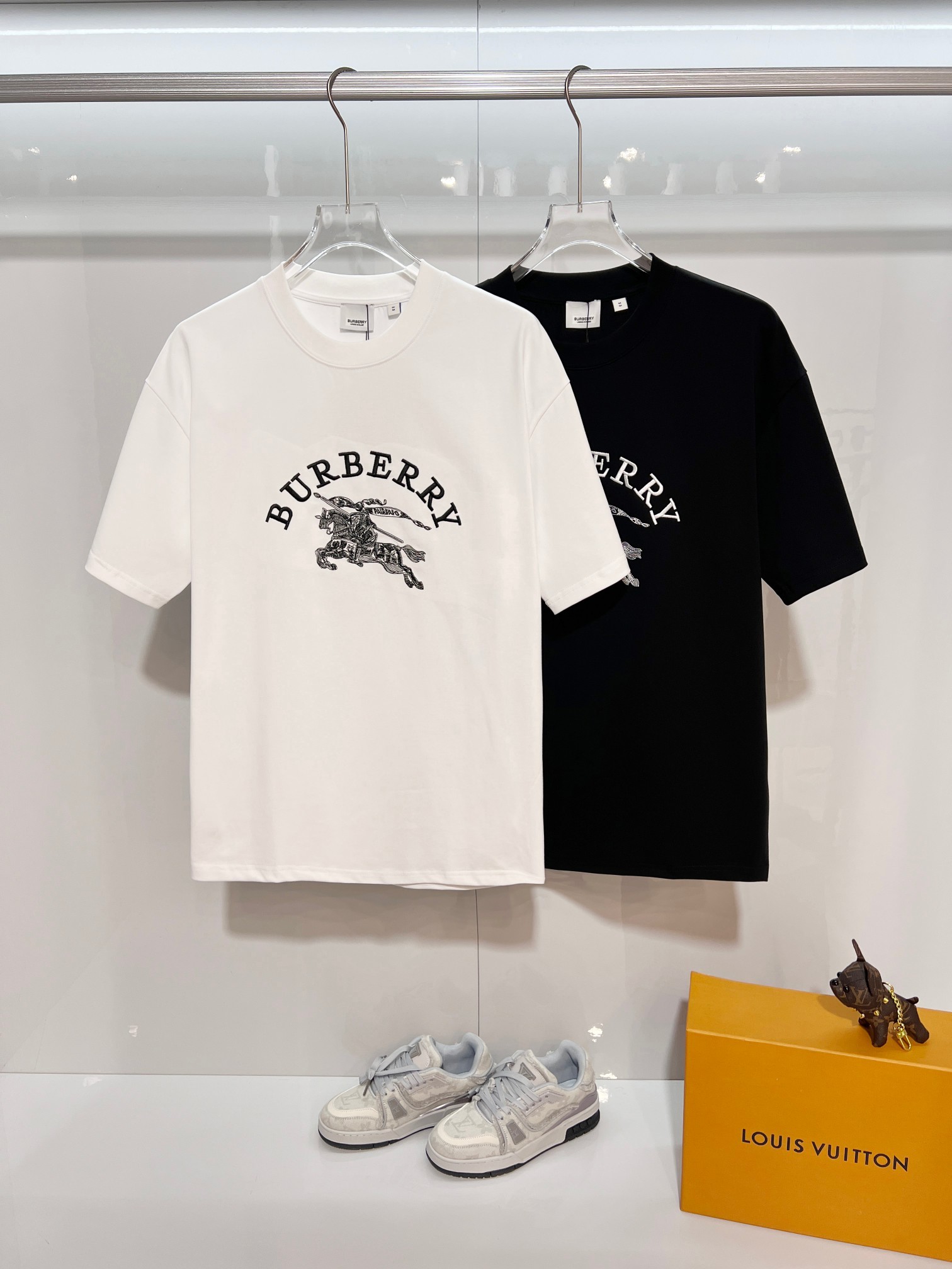 BURBERRY Shield Logo Short Sleeve Polo Shirt Style 2