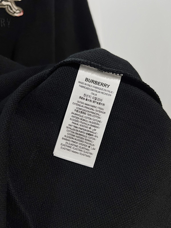 BURBERRY Shield Logo Short Sleeve Polo Shirt Style 4