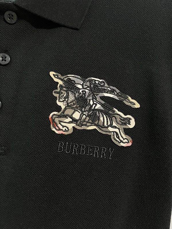 BURBERRY Shield Logo Short Sleeve Polo Shirt Style 4