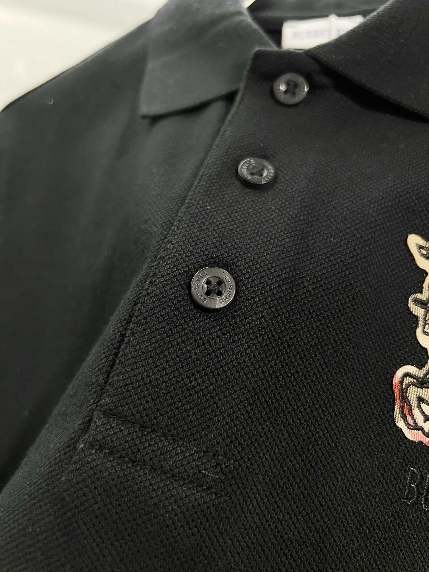 BURBERRY Shield Logo Short Sleeve Polo Shirt Style 4