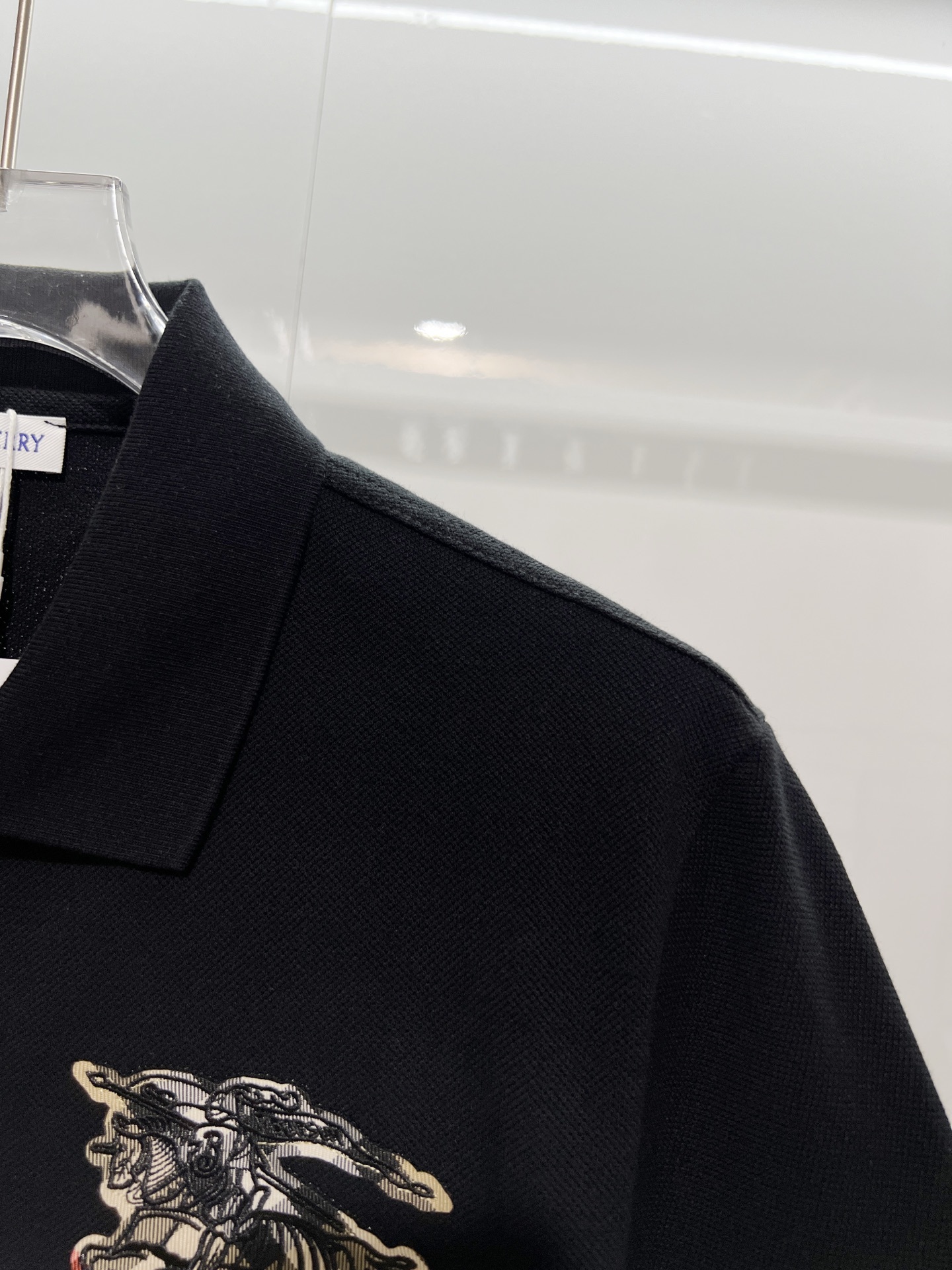 BURBERRY Shield Logo Short Sleeve Polo Shirt Style 4