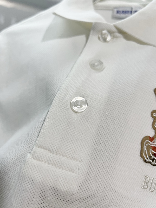 BURBERRY Shield Logo Short Sleeve Polo Shirt Style 5