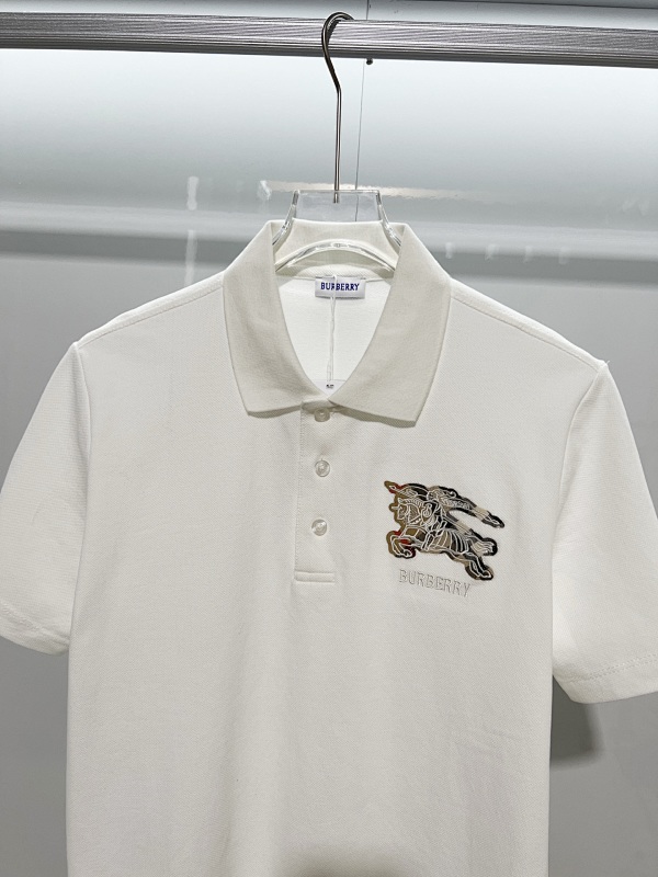 BURBERRY Shield Logo Short Sleeve Polo Shirt Style 5
