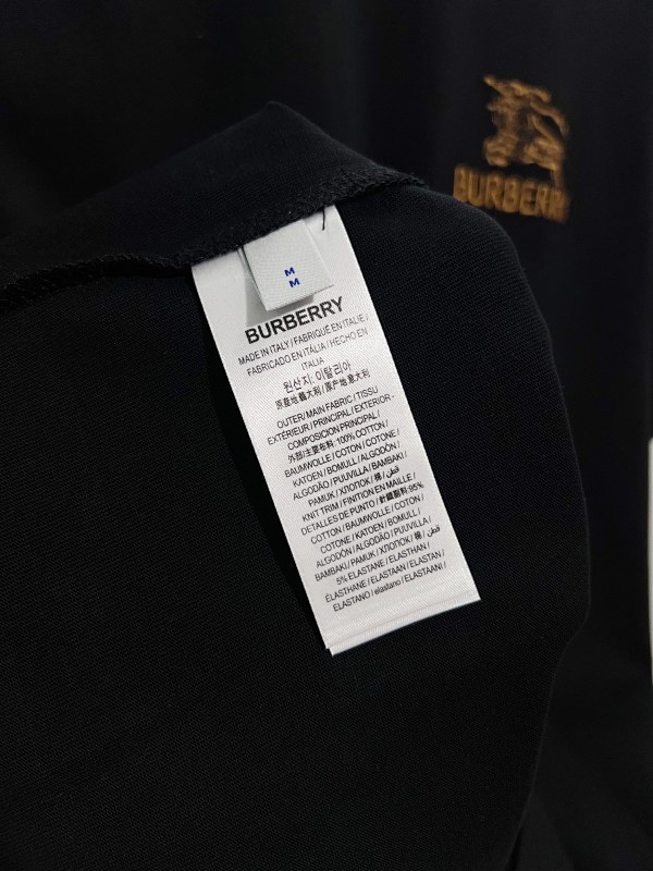 BURBERRY Shield Logo Short Sleeve Polo Shirt Style 6