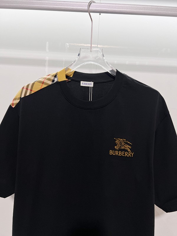 BURBERRY Shield Logo Short Sleeve Polo Shirt Style 6