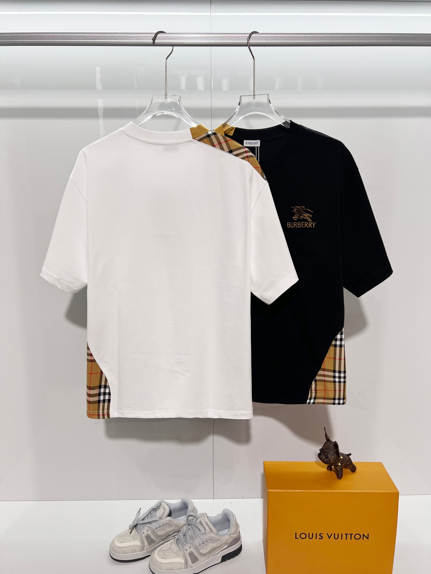 BURBERRY Shield Logo Short Sleeve Polo Shirt Style 6