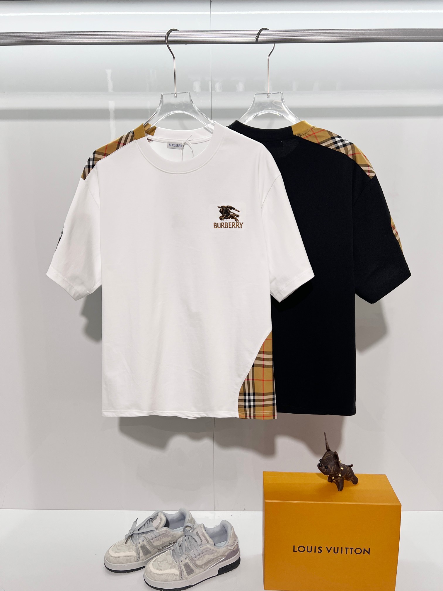 BURBERRY Shield Logo Short Sleeve Polo Shirt Style 6