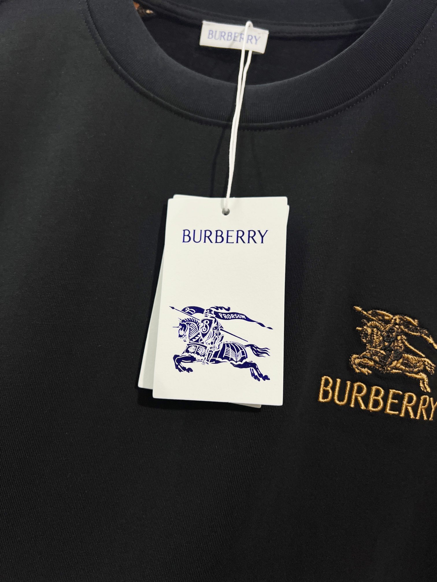BURBERRY Shield Logo Short Sleeve Polo Shirt Style 6