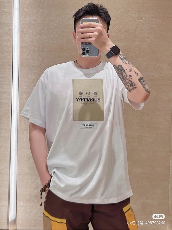 BURBERRY Short Sleeve T-Shirt Style 1