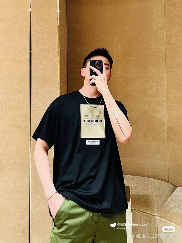 BURBERRY Short Sleeve T-Shirt Style 2