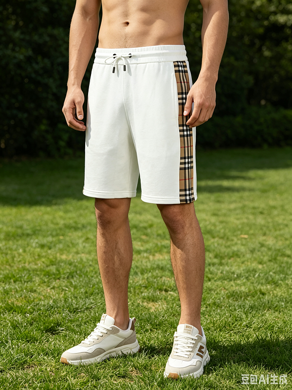 BURBERRY Side Check Webbing Shorts Style 1