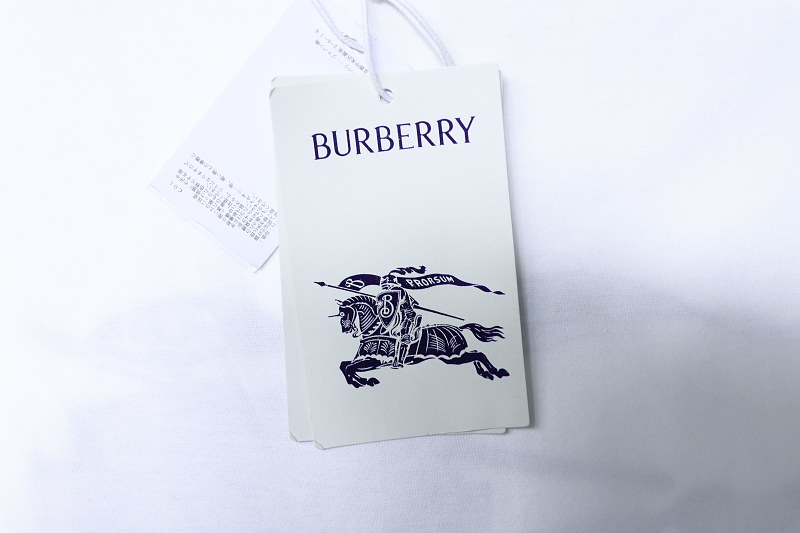 BURBERRY Sketch Knight Equestrian Embroidery Short Sleeve T-Shirt Style 1
