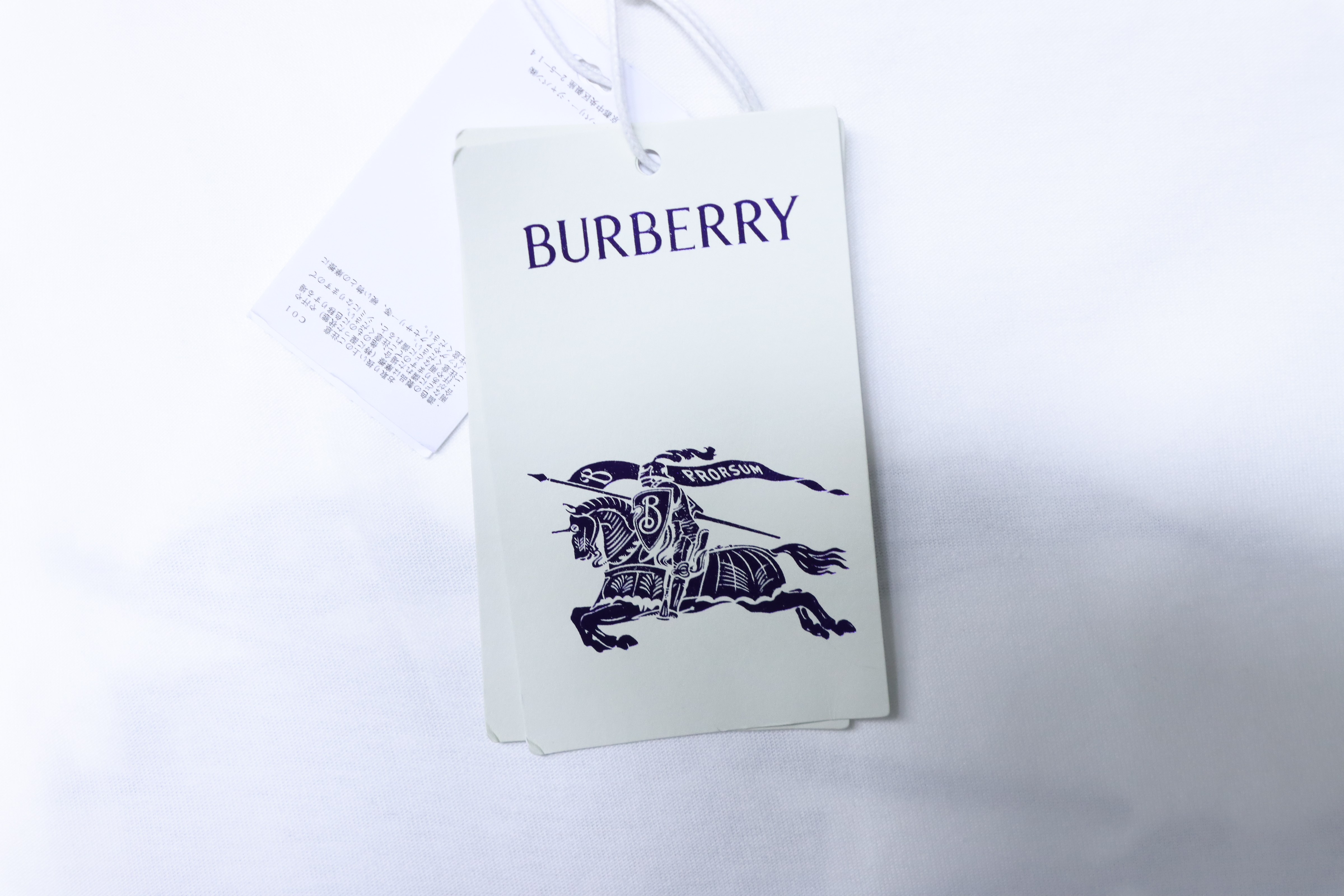 BURBERRY Sketch Knight Equestrian Embroidery Short Sleeve T-Shirt Style 1