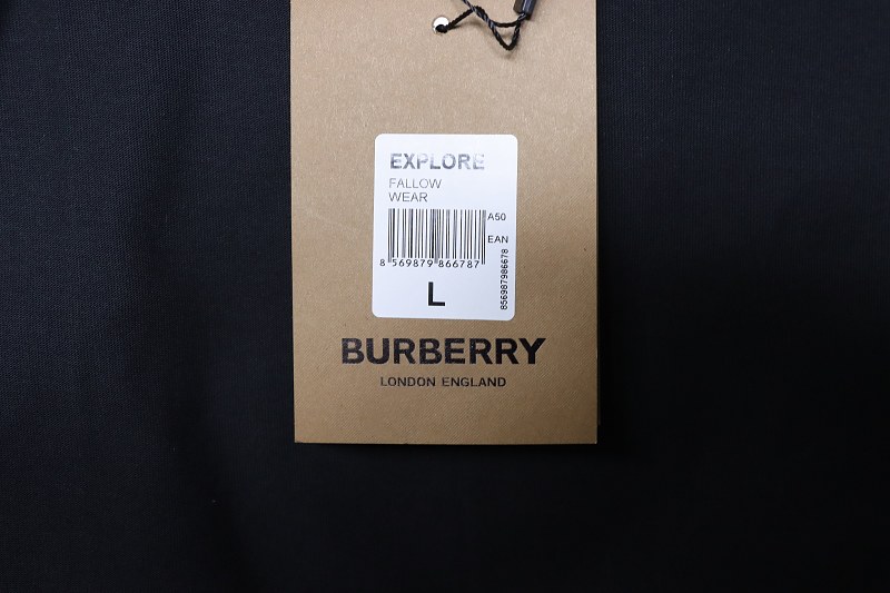 BURBERRY Sketch Knight Equestrian Embroidery Short Sleeve T-Shirt Style 2