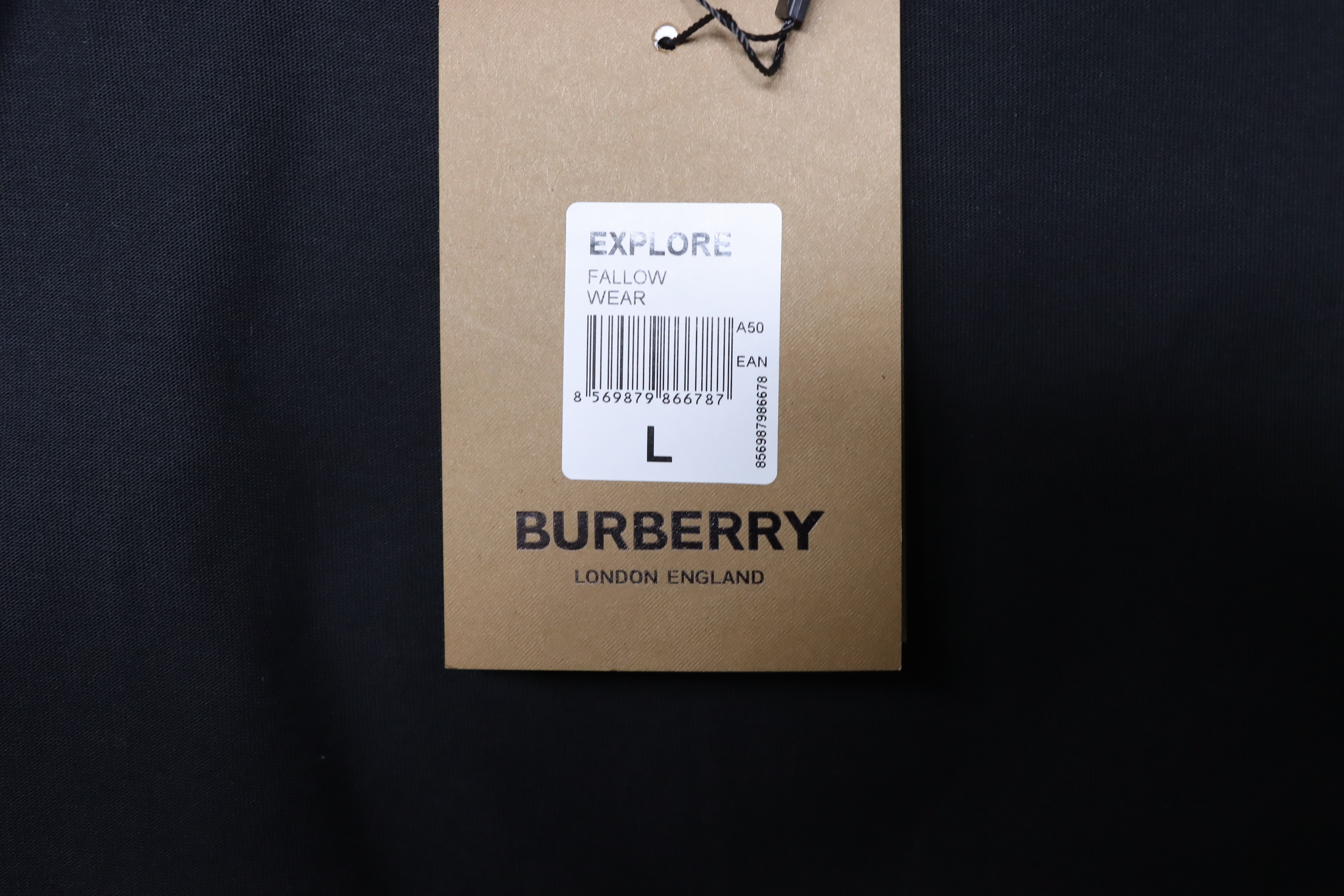 BURBERRY Sketch Knight Equestrian Embroidery Short Sleeve T-Shirt Style 2