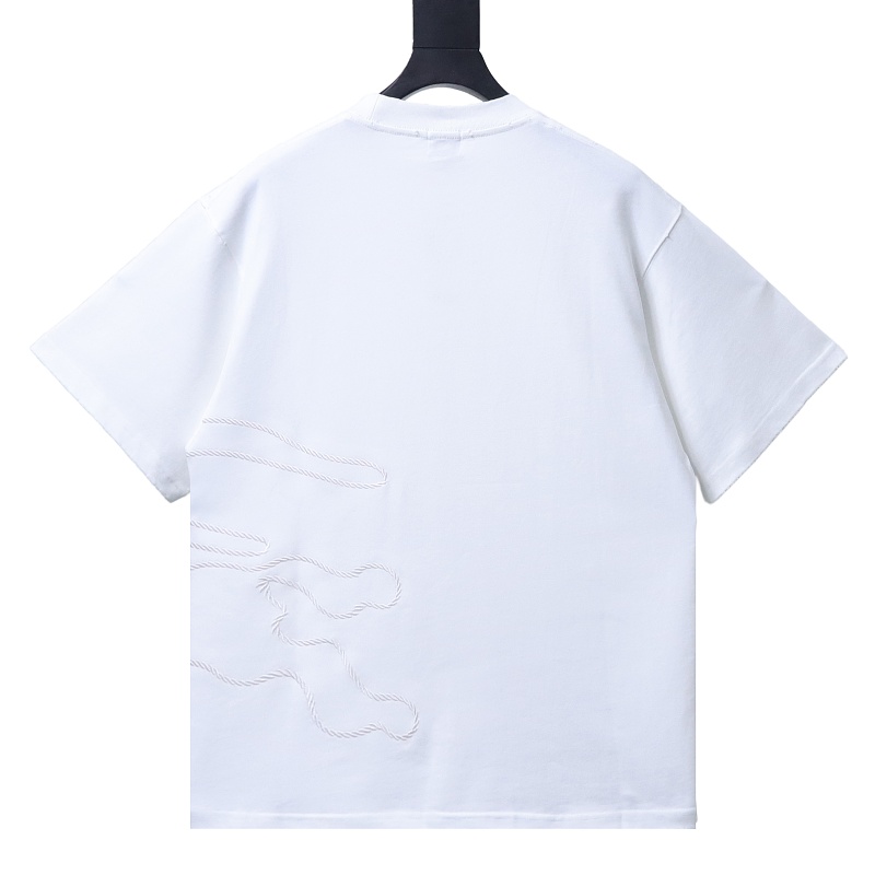 BURBERRY Sketch Rope Equestrian Crew Neck Short Sleeve T-Shirt Style 1