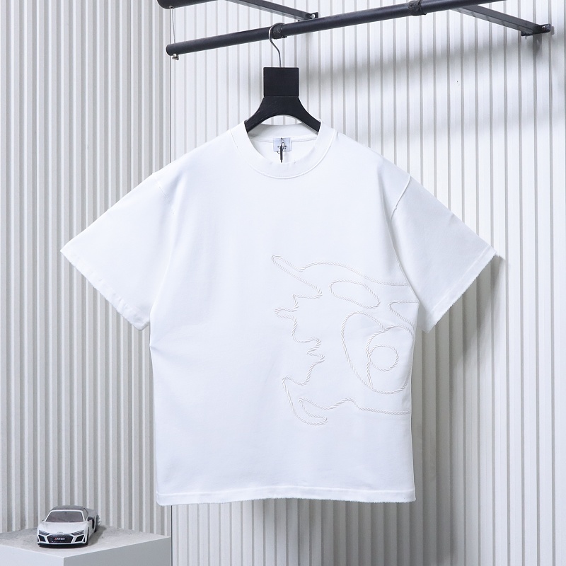 BURBERRY Sketch Rope Equestrian Crew Neck Short Sleeve T-Shirt Style 1