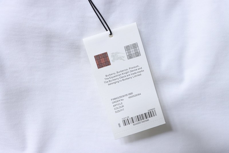 BURBERRY Sketch Rope Equestrian Crew Neck Short Sleeve T-Shirt Style 1