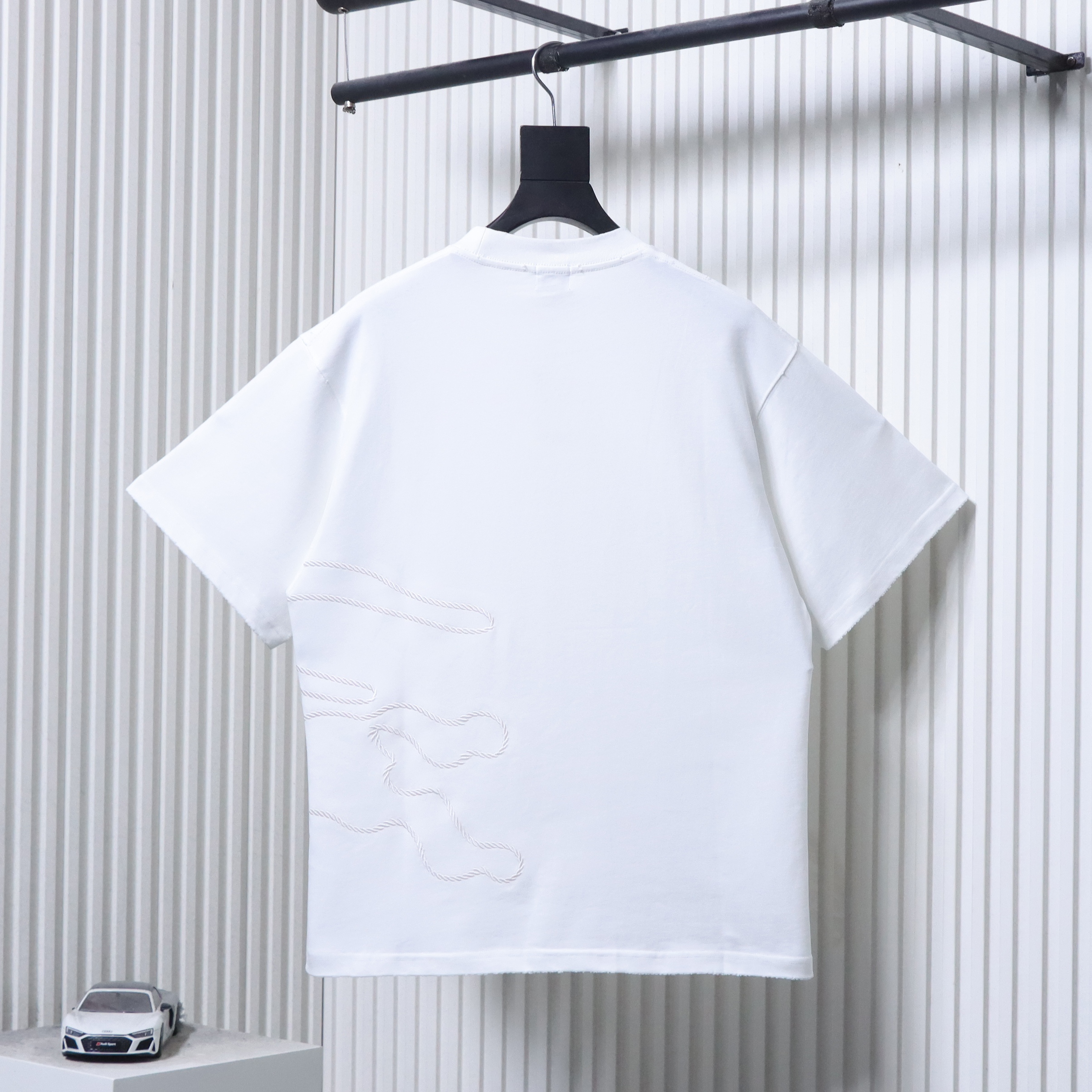 BURBERRY Sketch Rope Equestrian Crew Neck Short Sleeve T-Shirt Style 1