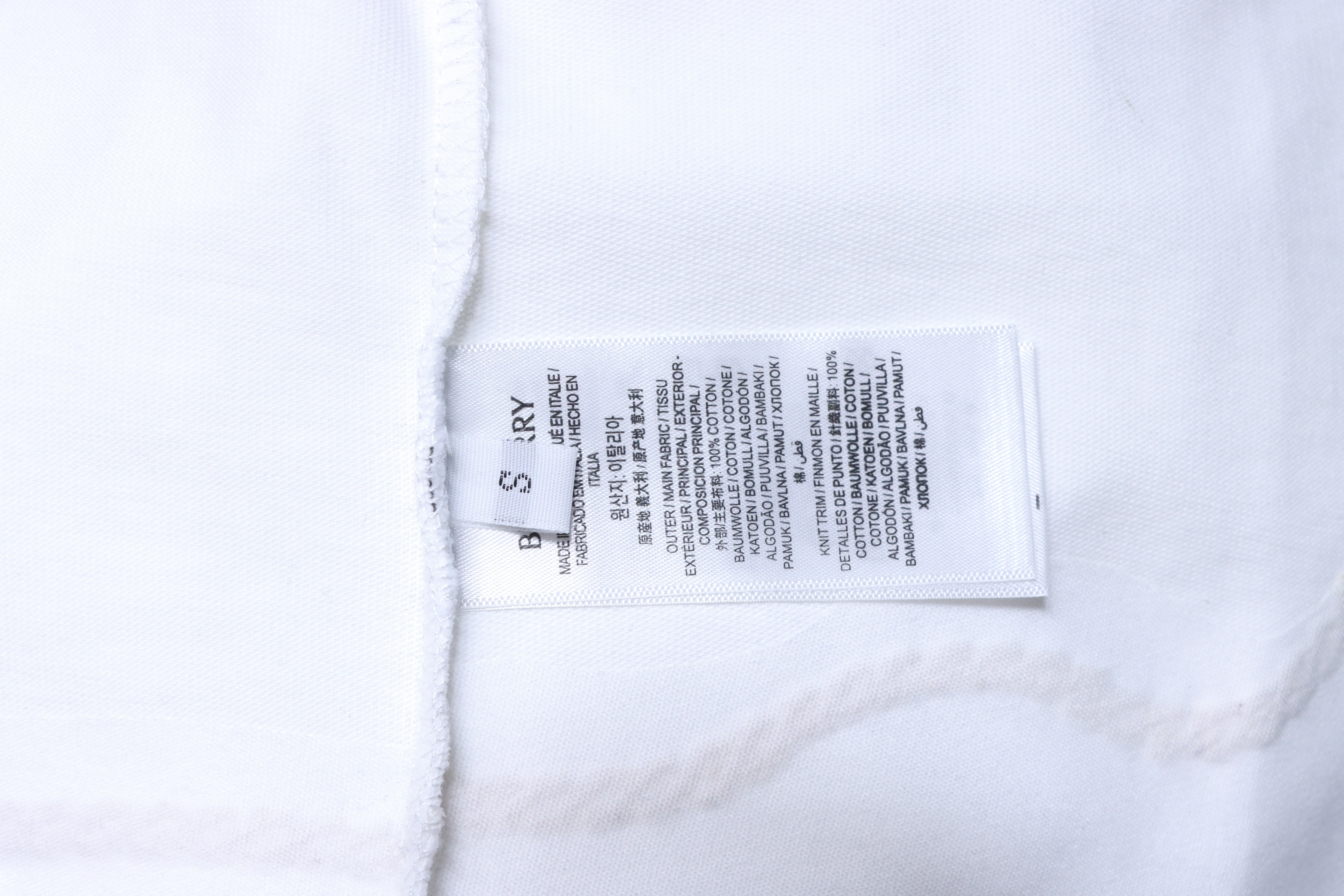 BURBERRY Sketch Rope Equestrian Crew Neck Short Sleeve T-Shirt Style 1