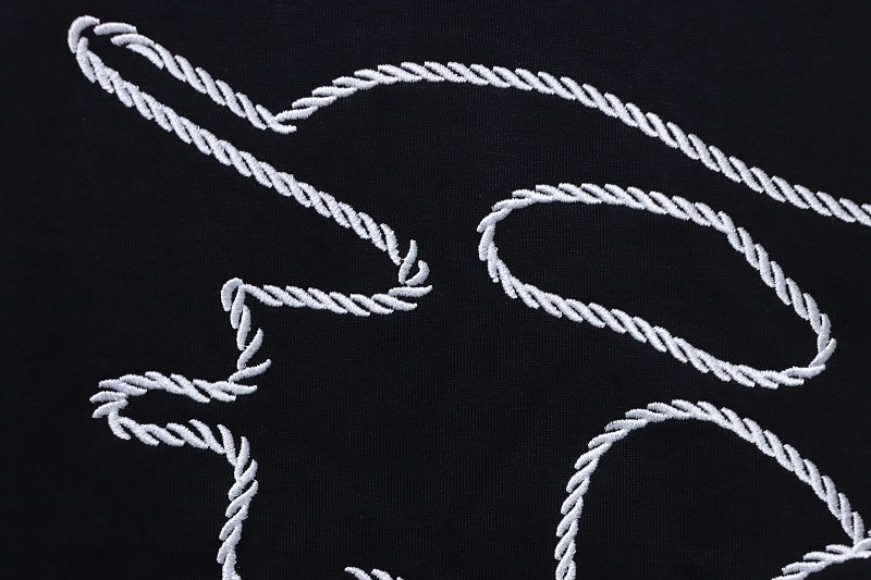 BURBERRY Sketch Rope Equestrian Crew Neck Short Sleeve T-Shirt Style 2