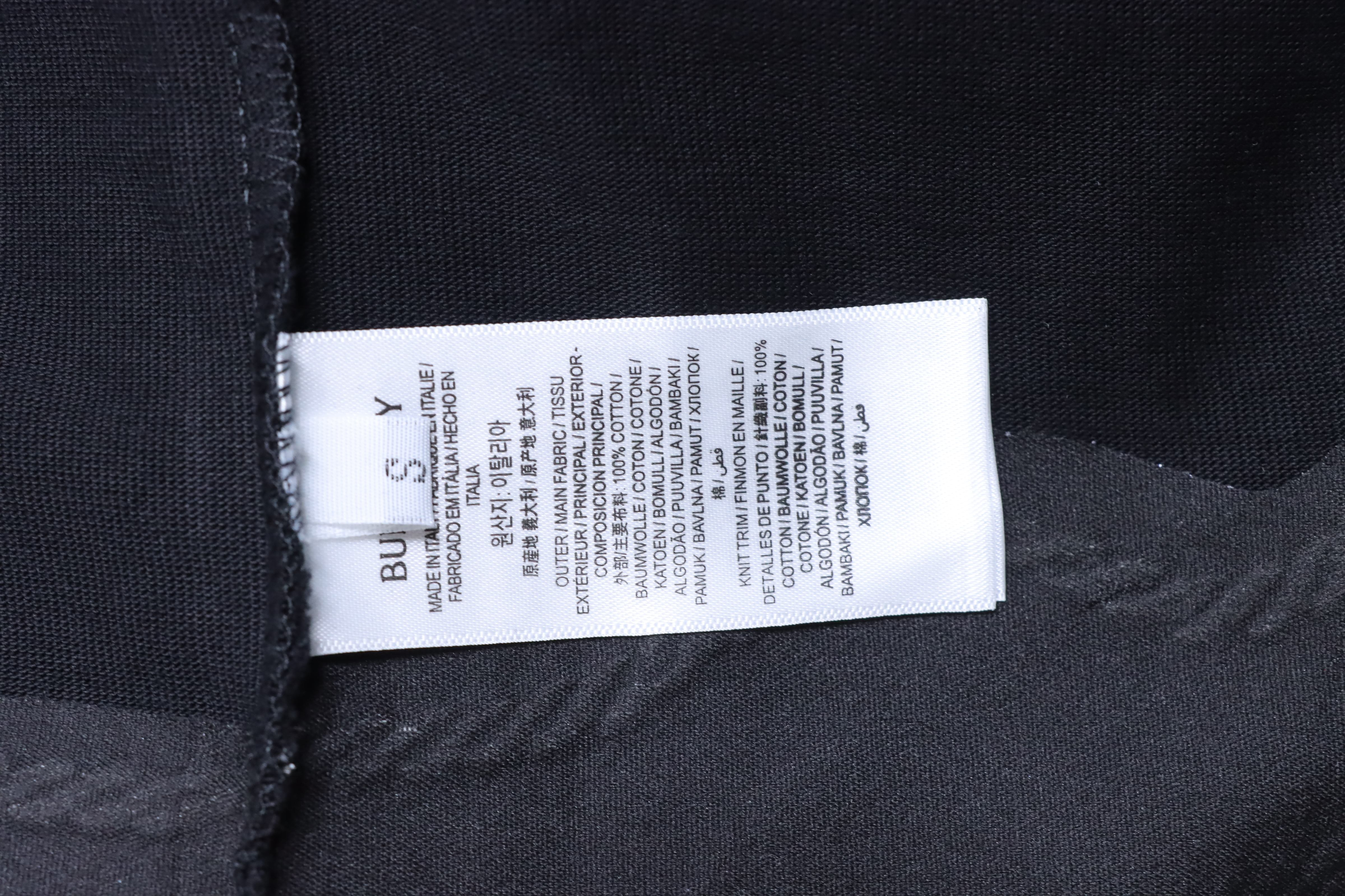 BURBERRY Sketch Rope Equestrian Crew Neck Short Sleeve T-Shirt Style 2
