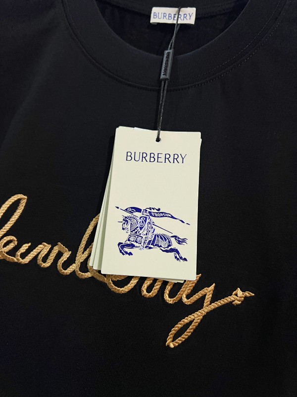 BURBERRY Sketch Rope Equestrian Crew Neck Short Sleeve T-Shirt Style 3