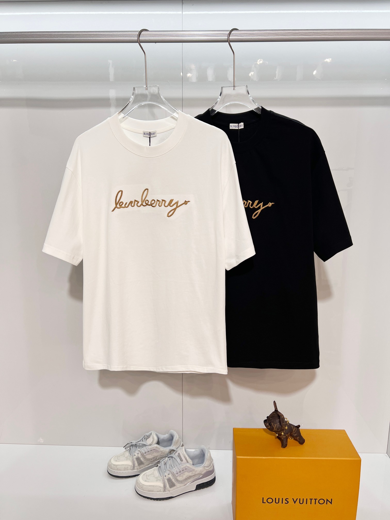 BURBERRY Sketch Rope Equestrian Crew Neck Short Sleeve T-Shirt Style 3