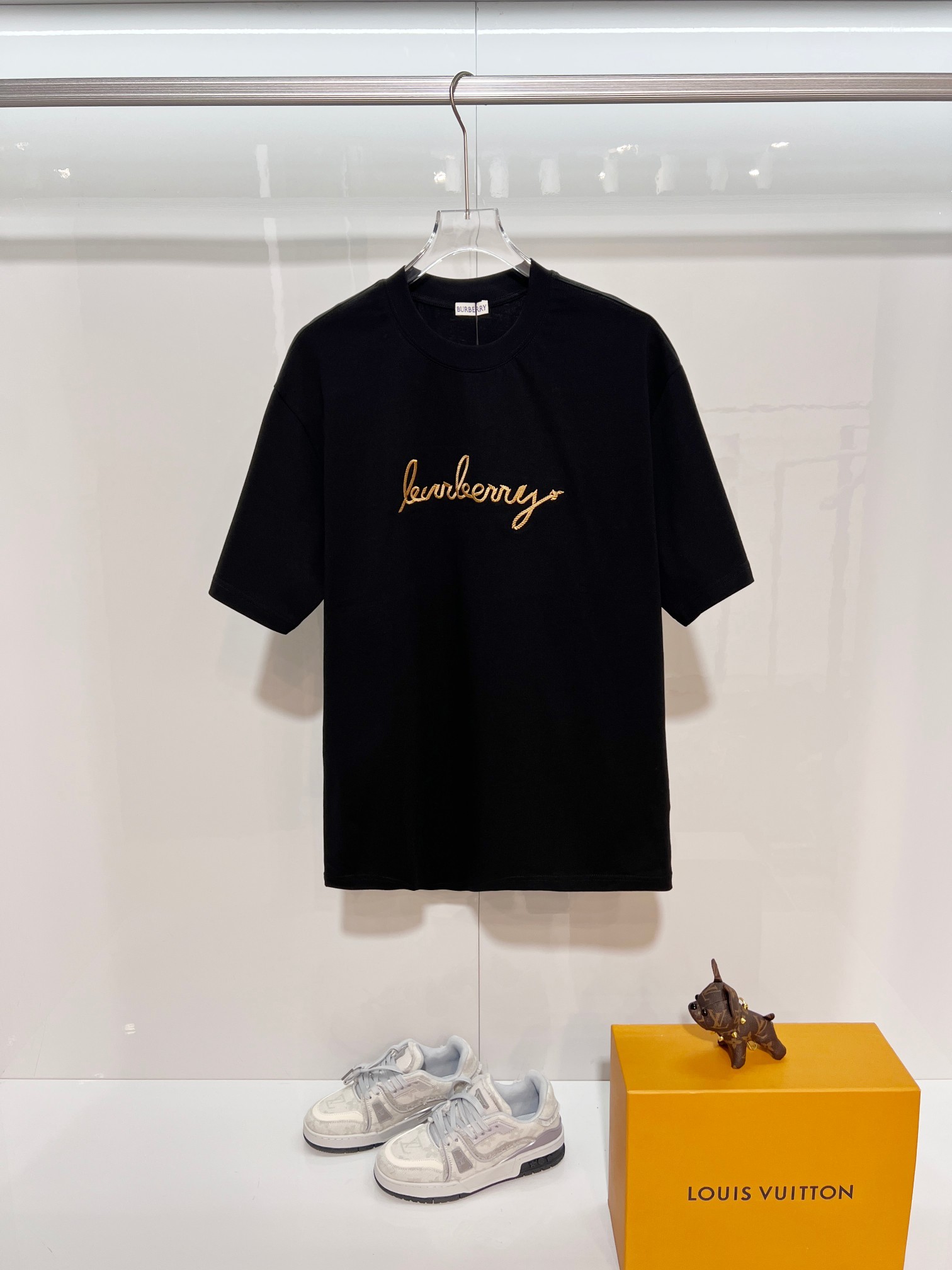 BURBERRY Sketch Rope Equestrian Crew Neck Short Sleeve T-Shirt Style 3