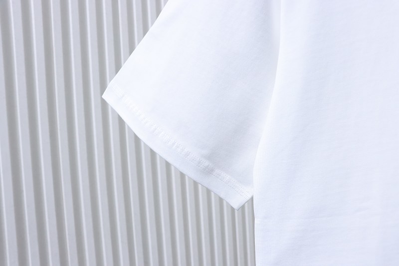 BURBERRY TB Check Square Letter Embossed Letter Short Sleeve T-Shirt Style 1
