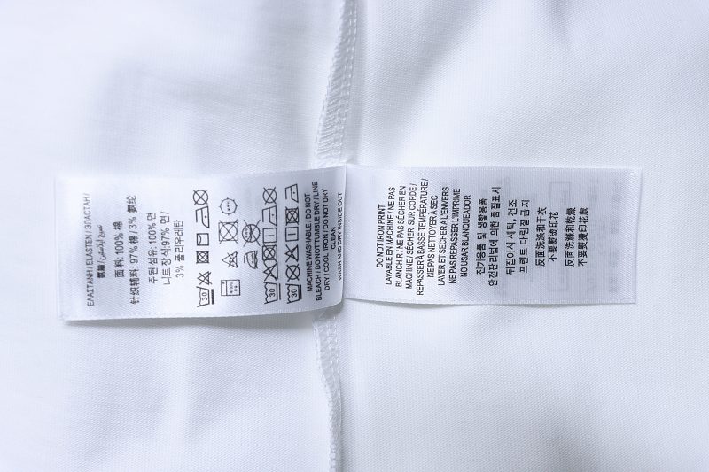 BURBERRY TB Check Square Letter Embossed Letter Short Sleeve T-Shirt Style 1