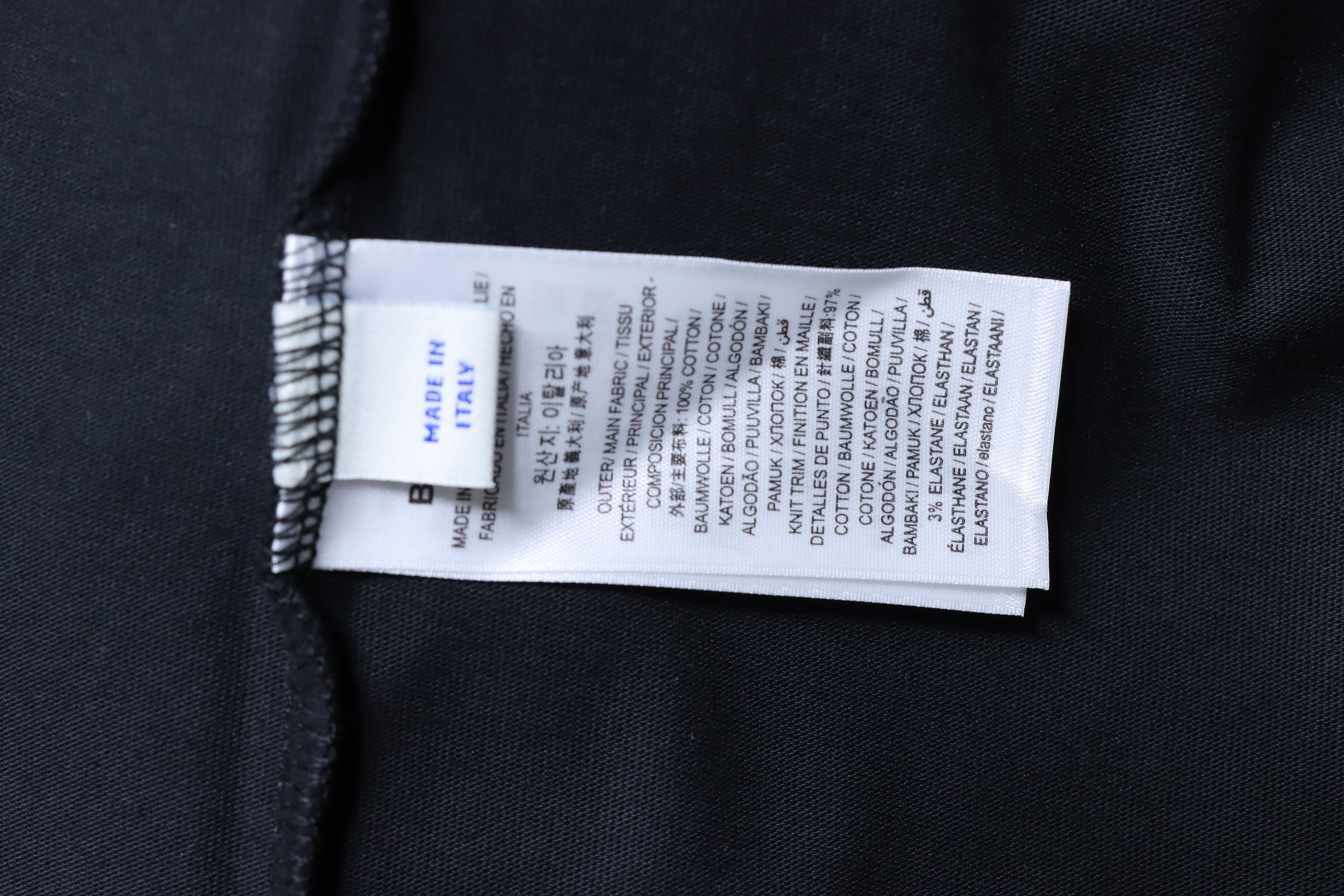 BURBERRY TB Check Square Letter Embossed Letter Short Sleeve T-Shirt Style 2