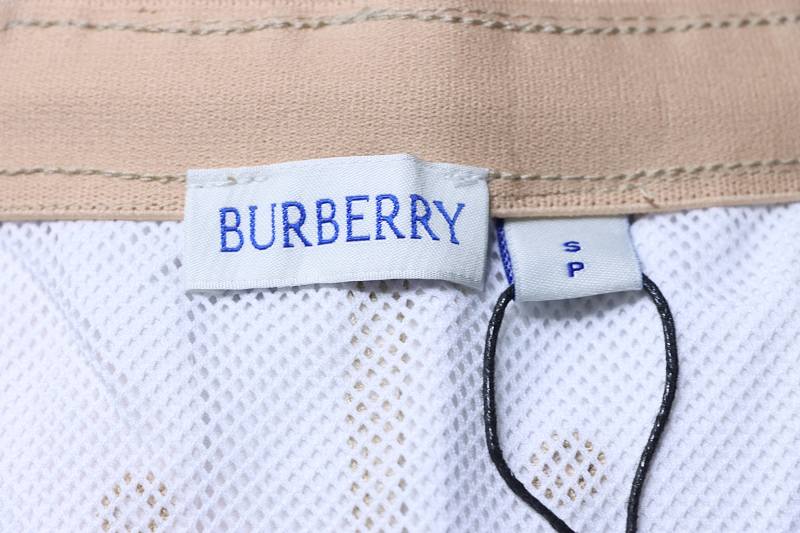 BURBERRY Twill Check Mesh Lining Beach Shorts Style 1