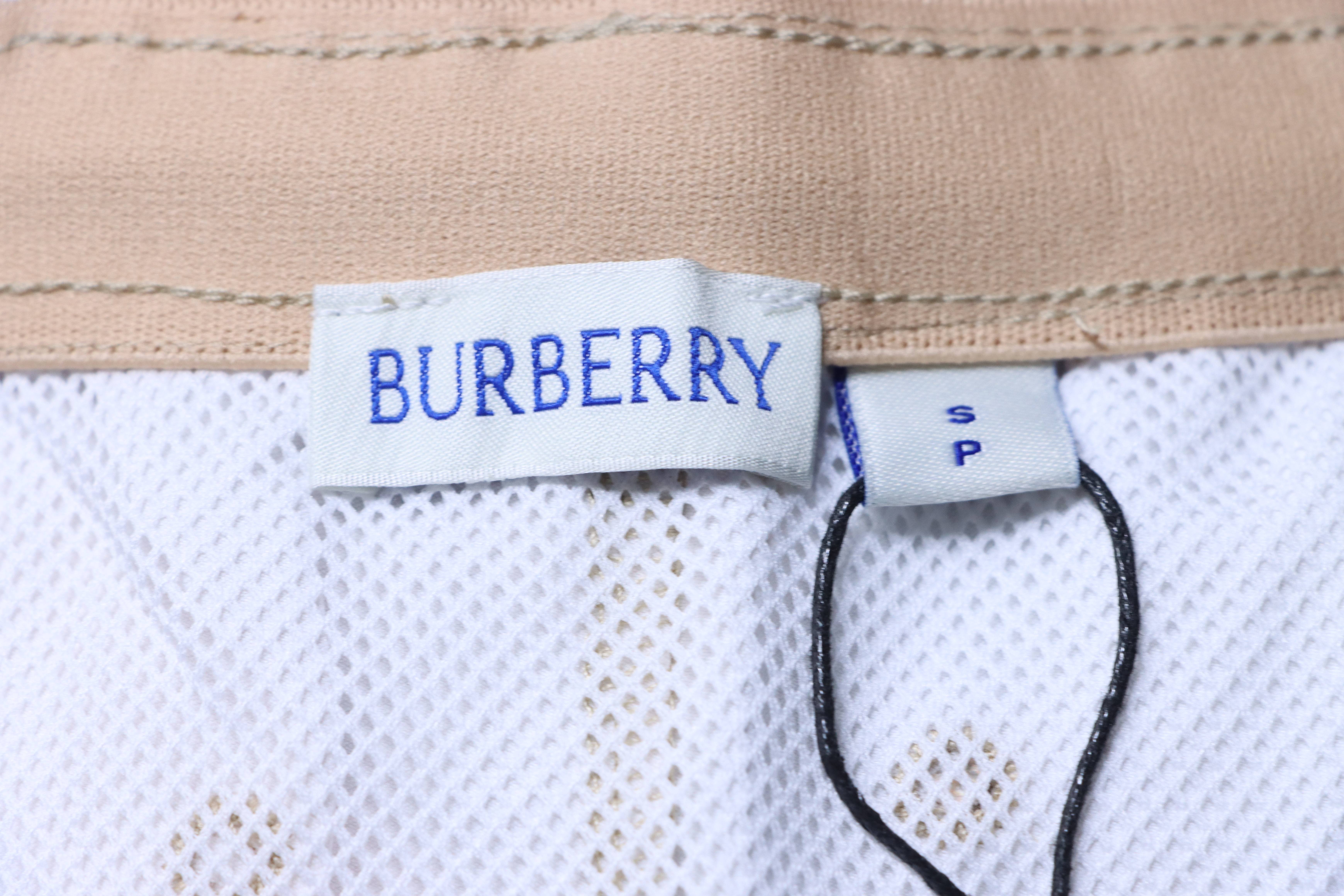 BURBERRY Twill Check Mesh Lining Beach Shorts Style 1