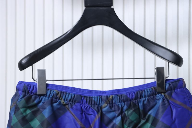 BURBERRY Twill Check Mesh Lining Beach Shorts Style 2
