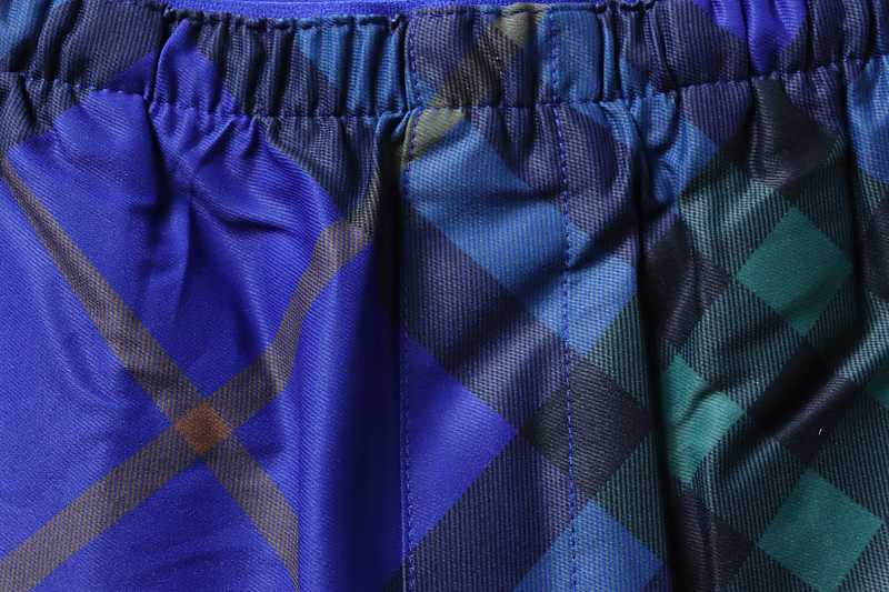 BURBERRY Twill Check Mesh Lining Beach Shorts Style 2