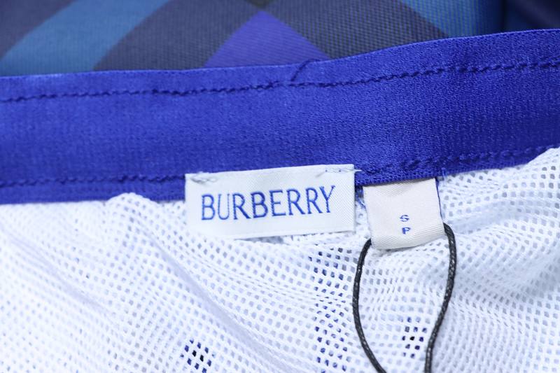 BURBERRY Twill Check Mesh Lining Beach Shorts Style 2