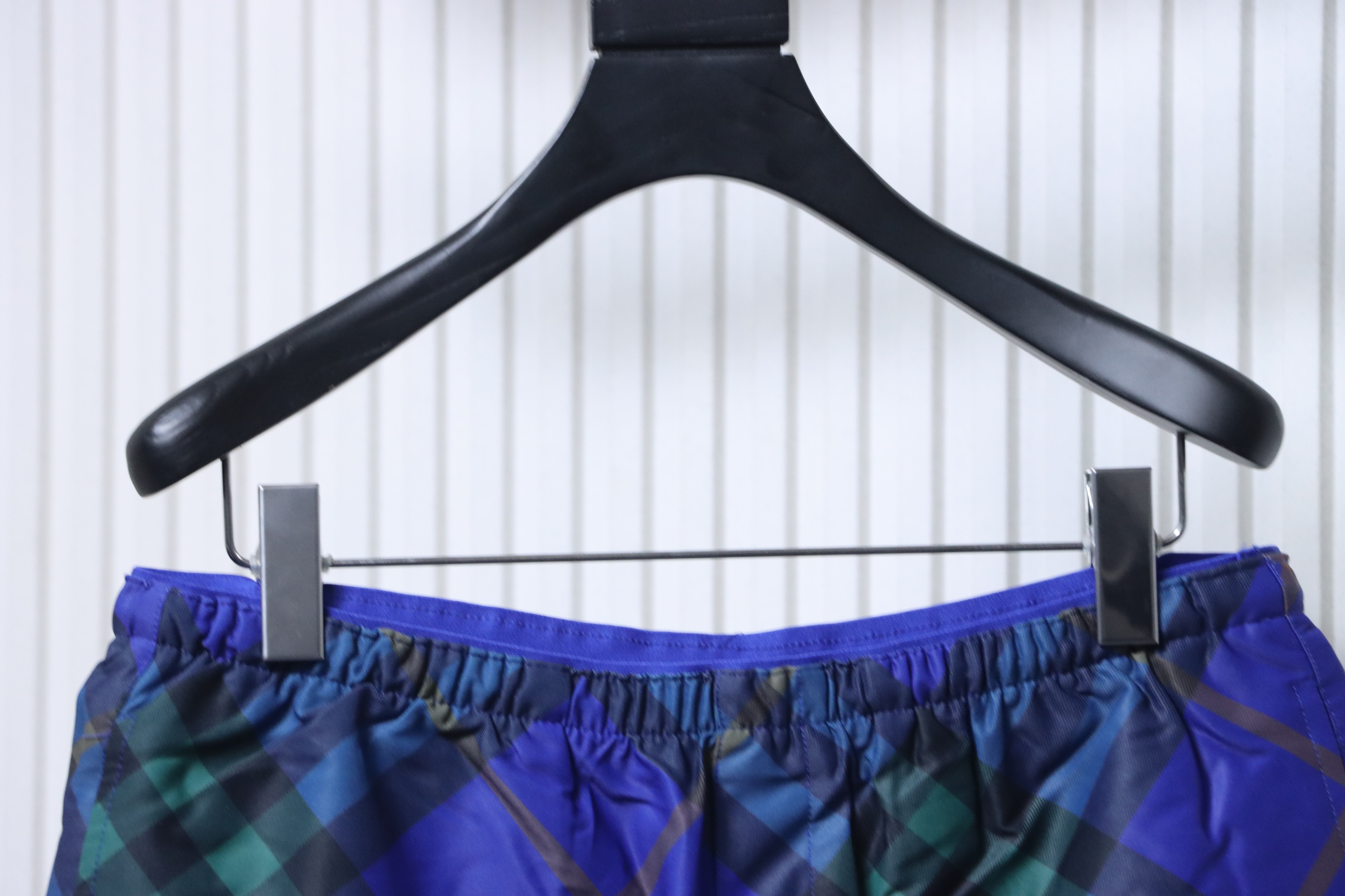 BURBERRY Twill Check Mesh Lining Beach Shorts Style 2