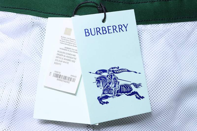 BURBERRY Twill Check Mesh Lining Beach Shorts Style 3
