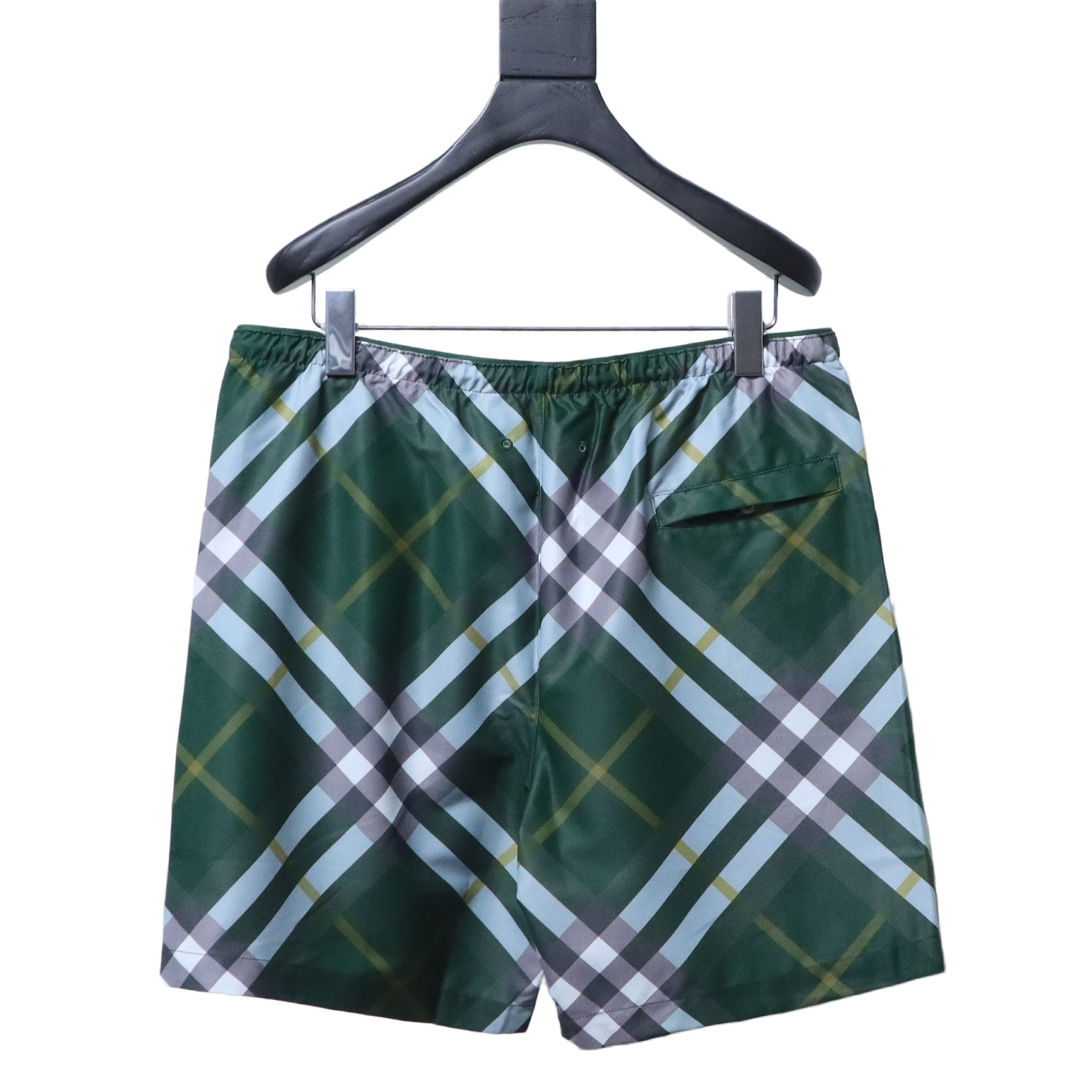 BURBERRY Twill Check Mesh Lining Beach Shorts Style 3