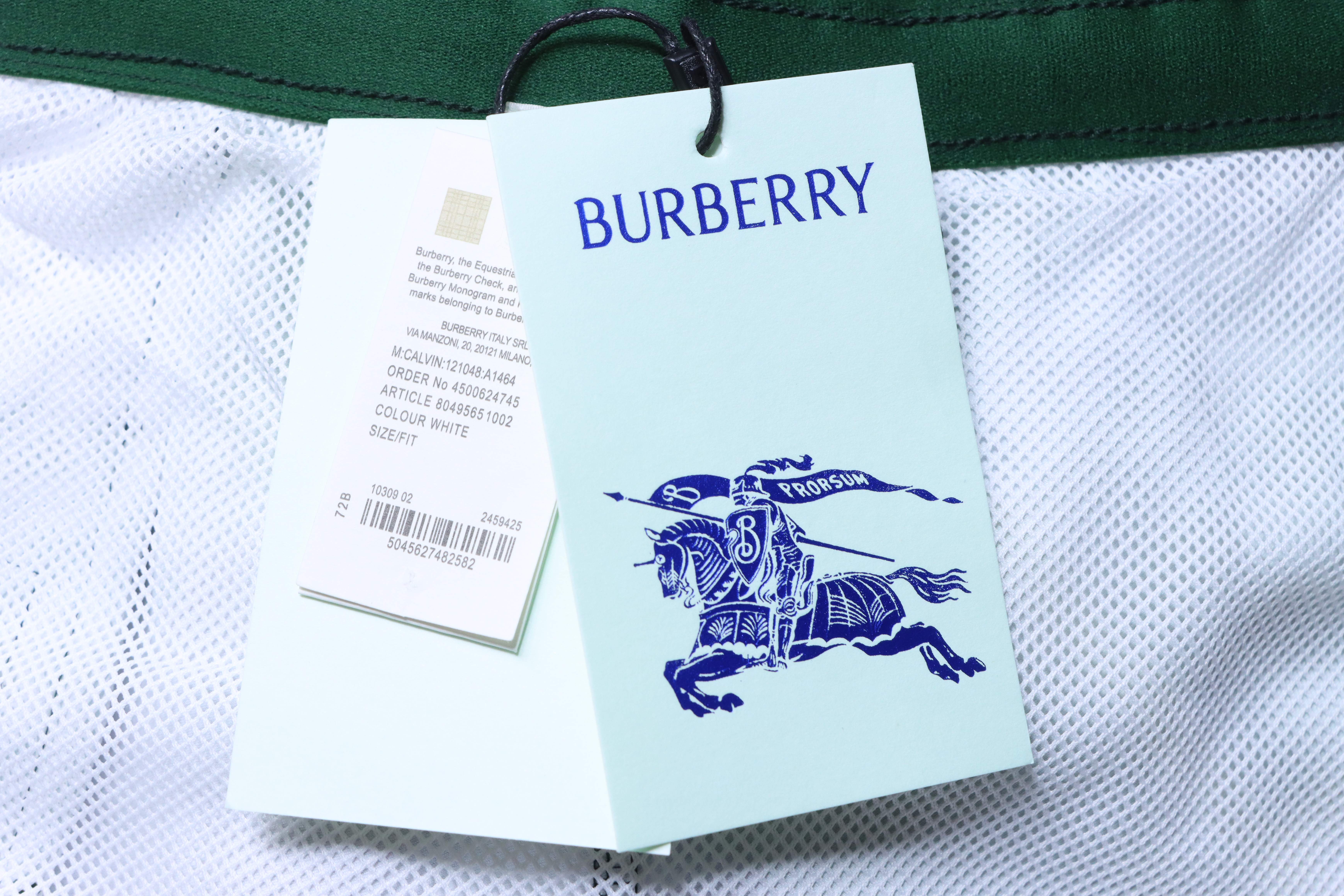 BURBERRY Twill Check Mesh Lining Beach Shorts Style 3