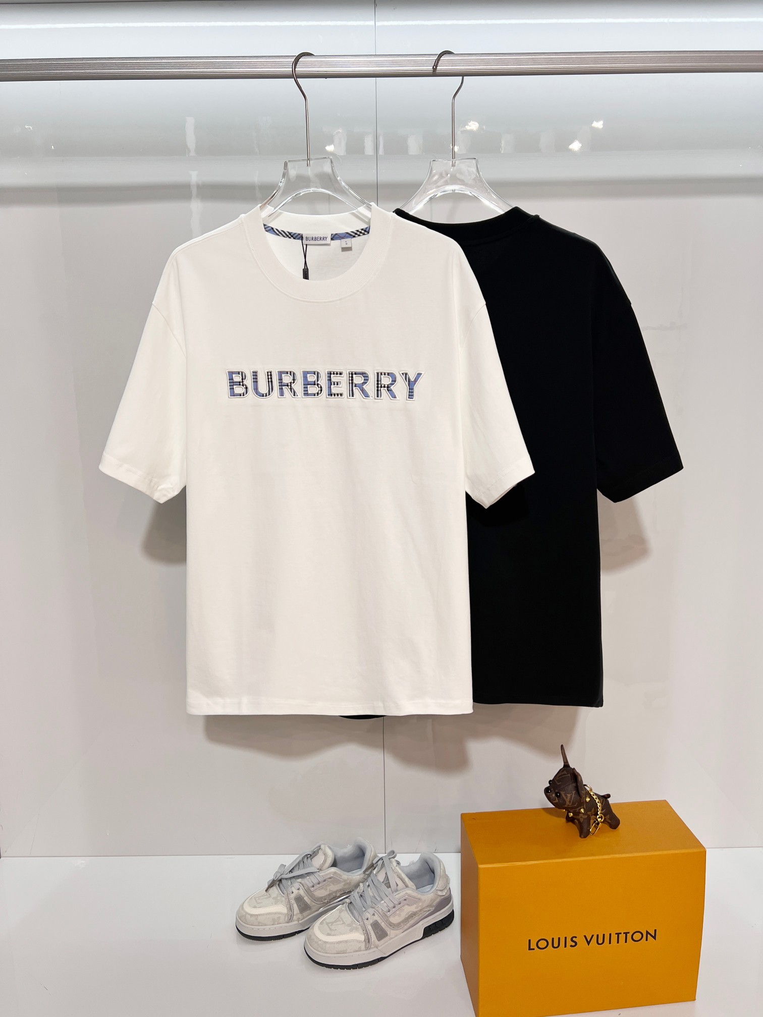 BURBERRY Twill Check Mesh Lining Beach Shorts Style 4