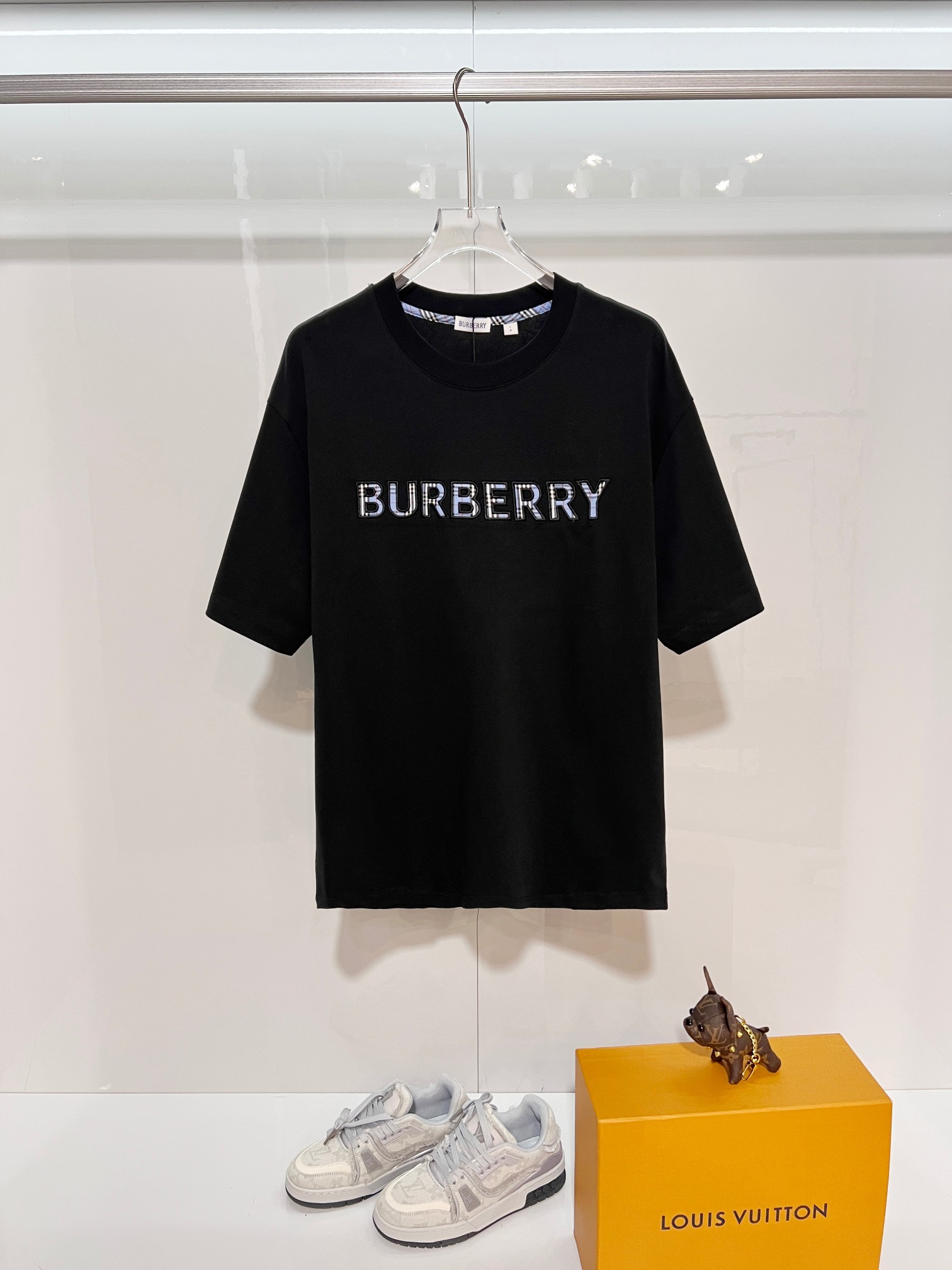 BURBERRY Twill Check Mesh Lining Beach Shorts Style 4