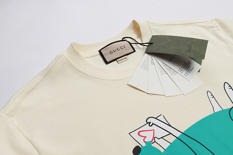 GUCCI 2024 Early Spring Heavyweight New Season Short Sleeve T-Shirt