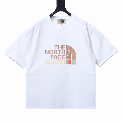 GUCCI 21SS Collaboration Print Logo Short Sleeve T-Shirt 01