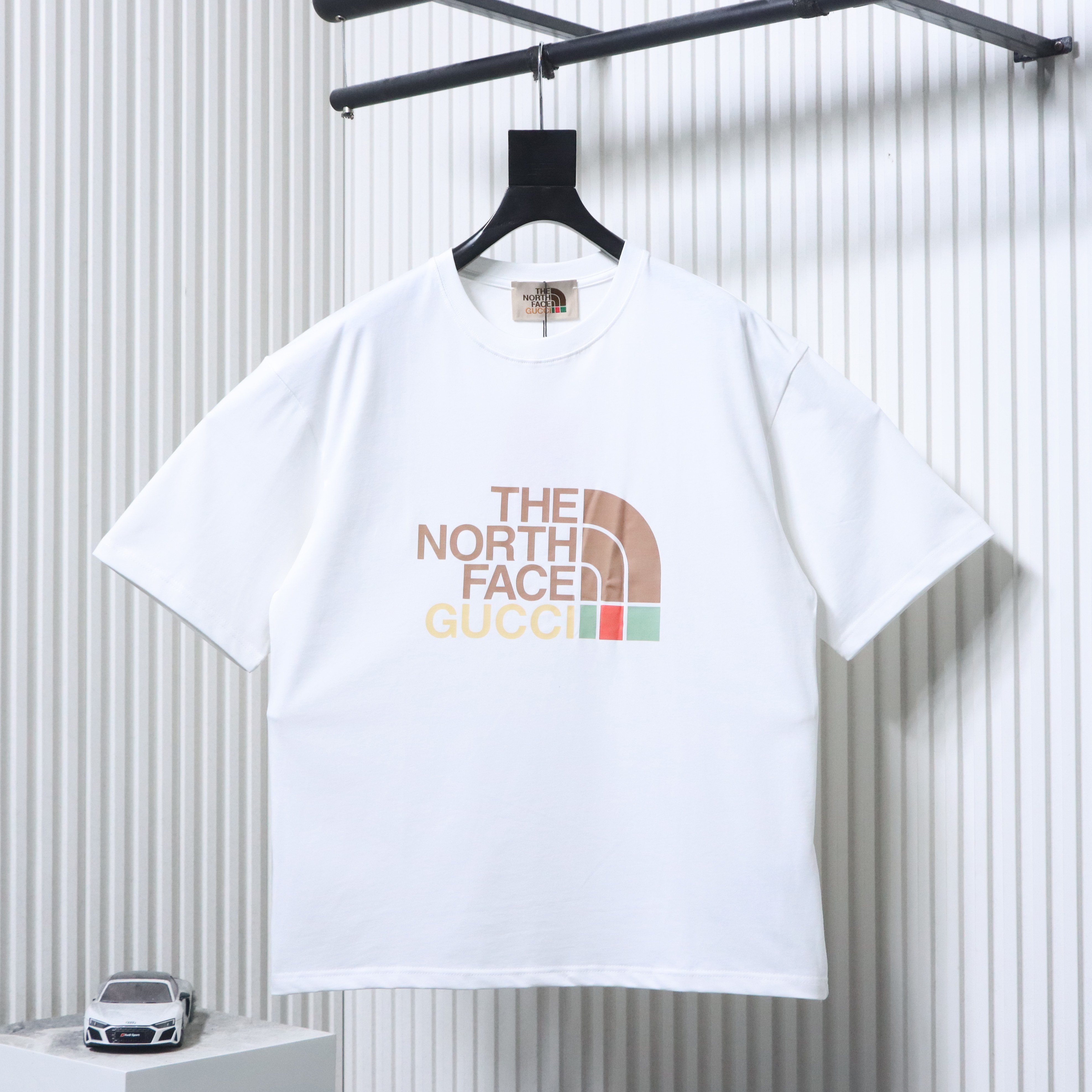 GUCCI 21SS Collaboration Print Logo Short Sleeve T-Shirt