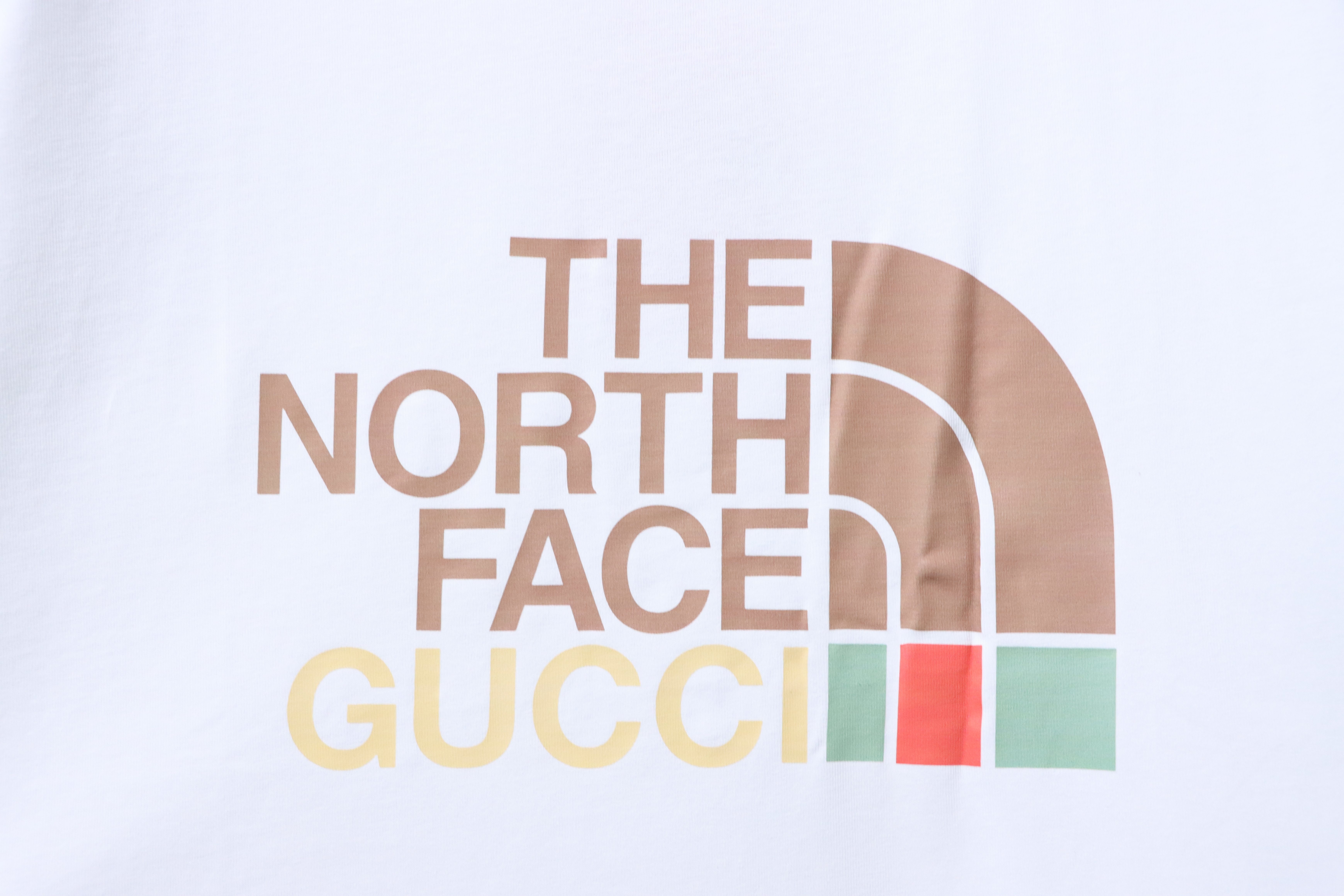 GUCCI 21SS Collaboration Print Logo Short Sleeve T-Shirt
