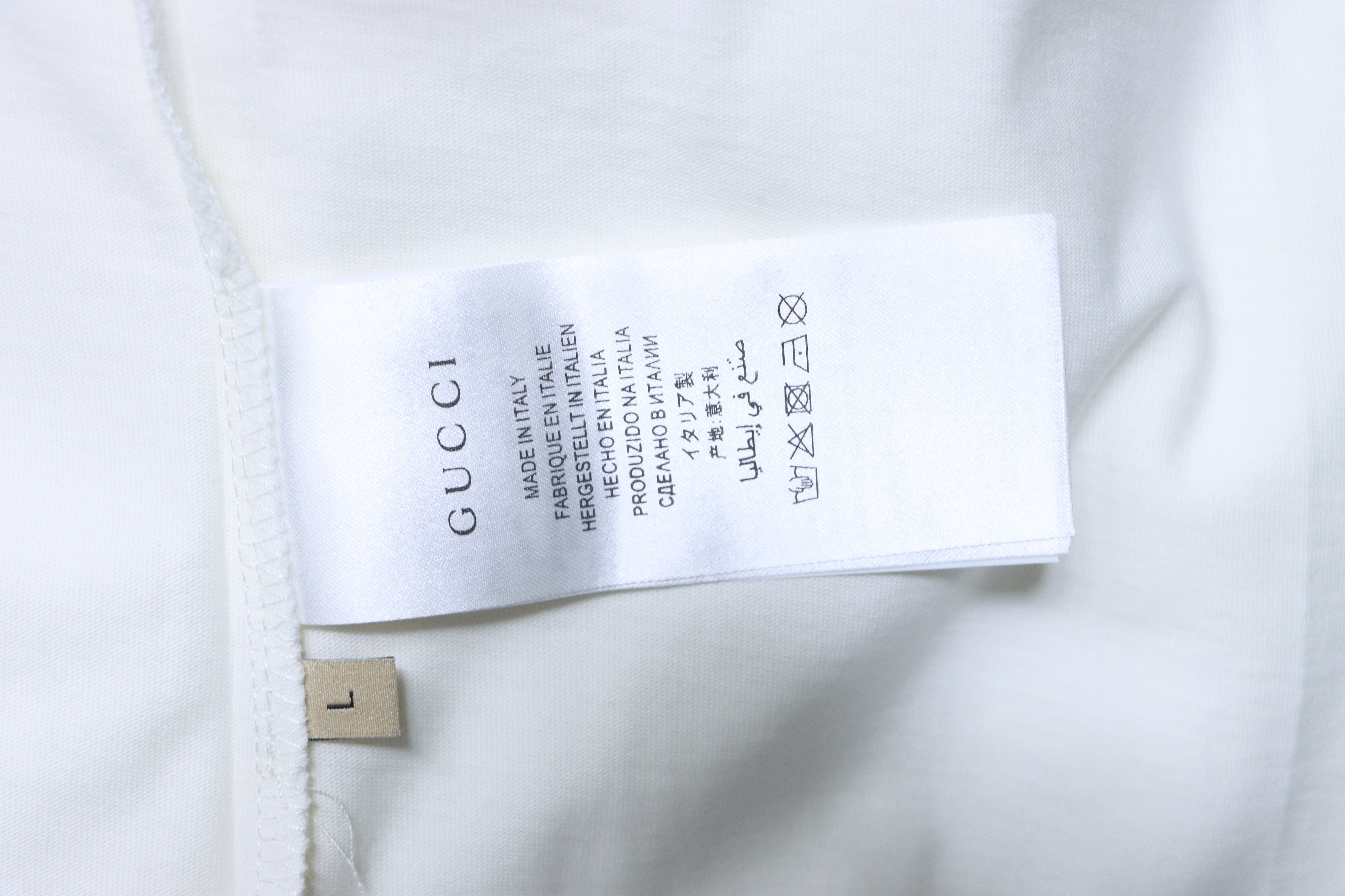 GUCCI 22SS Trefoil Collaboration Collaboration Short Sleeve T-Shirt