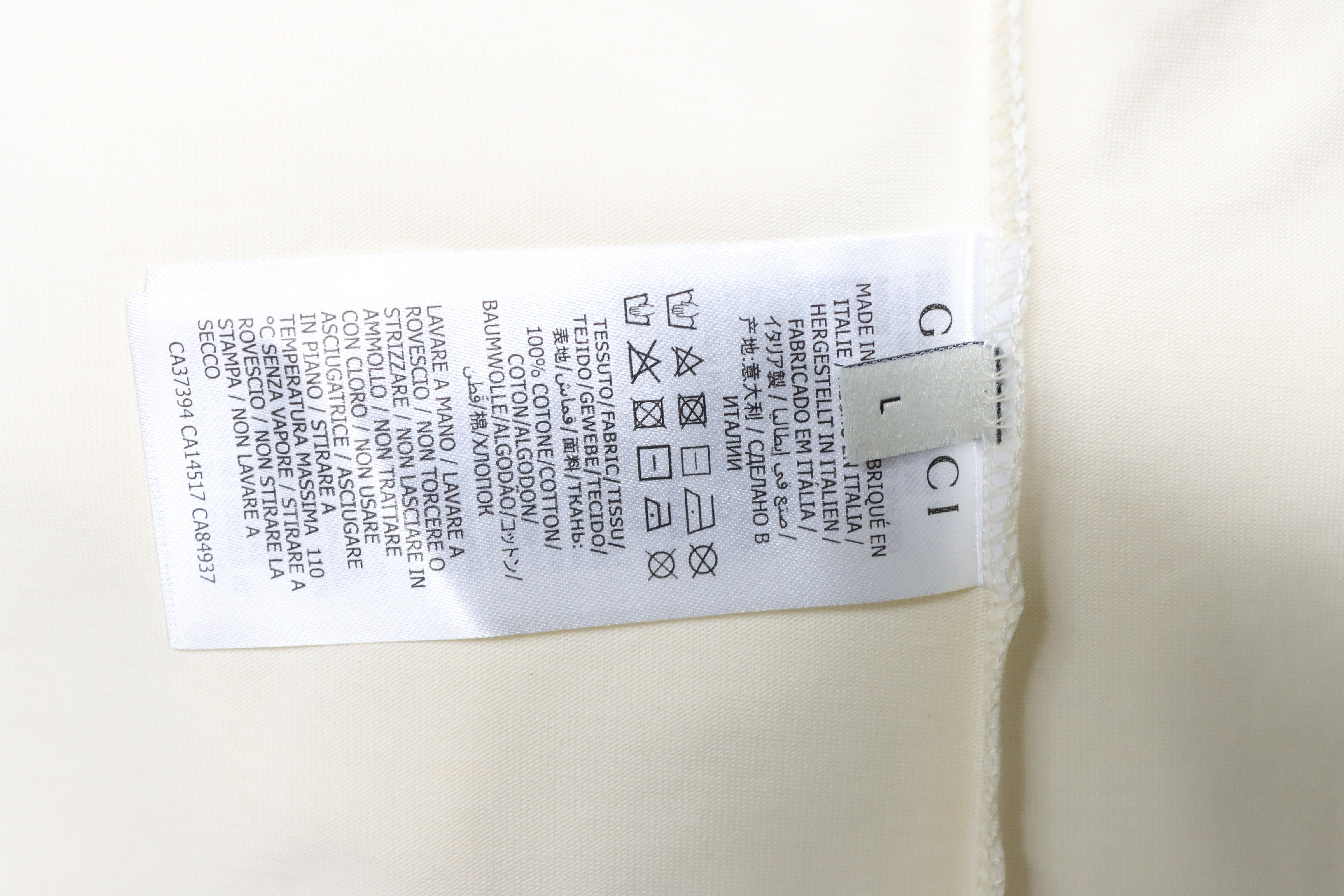 GUCCI 23SS Letter Print Gradient Lightning Short Sleeve T-Shirt Style 1