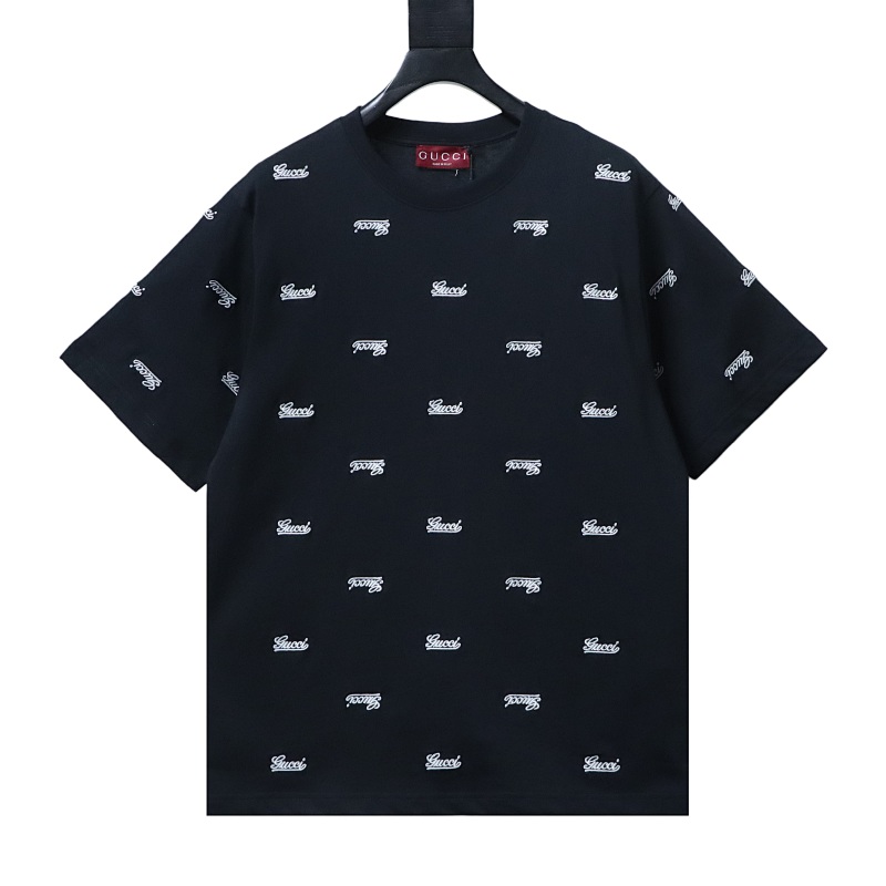 GUCCI 24SS Embroidery Logo Short Sleeve T-Shirt